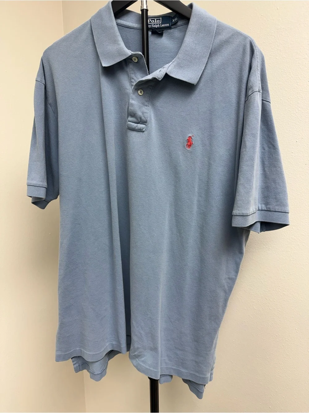 Ralph Lauren Light Blue Polo with Pony Embroidery